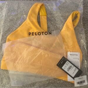 2 pack- Peloton Yellow and Cream cadnet Sports Bra - both colors in order